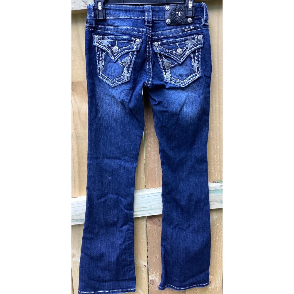 Miss Me Boot Flap Embellished Pocket Jeans 25 SALE!